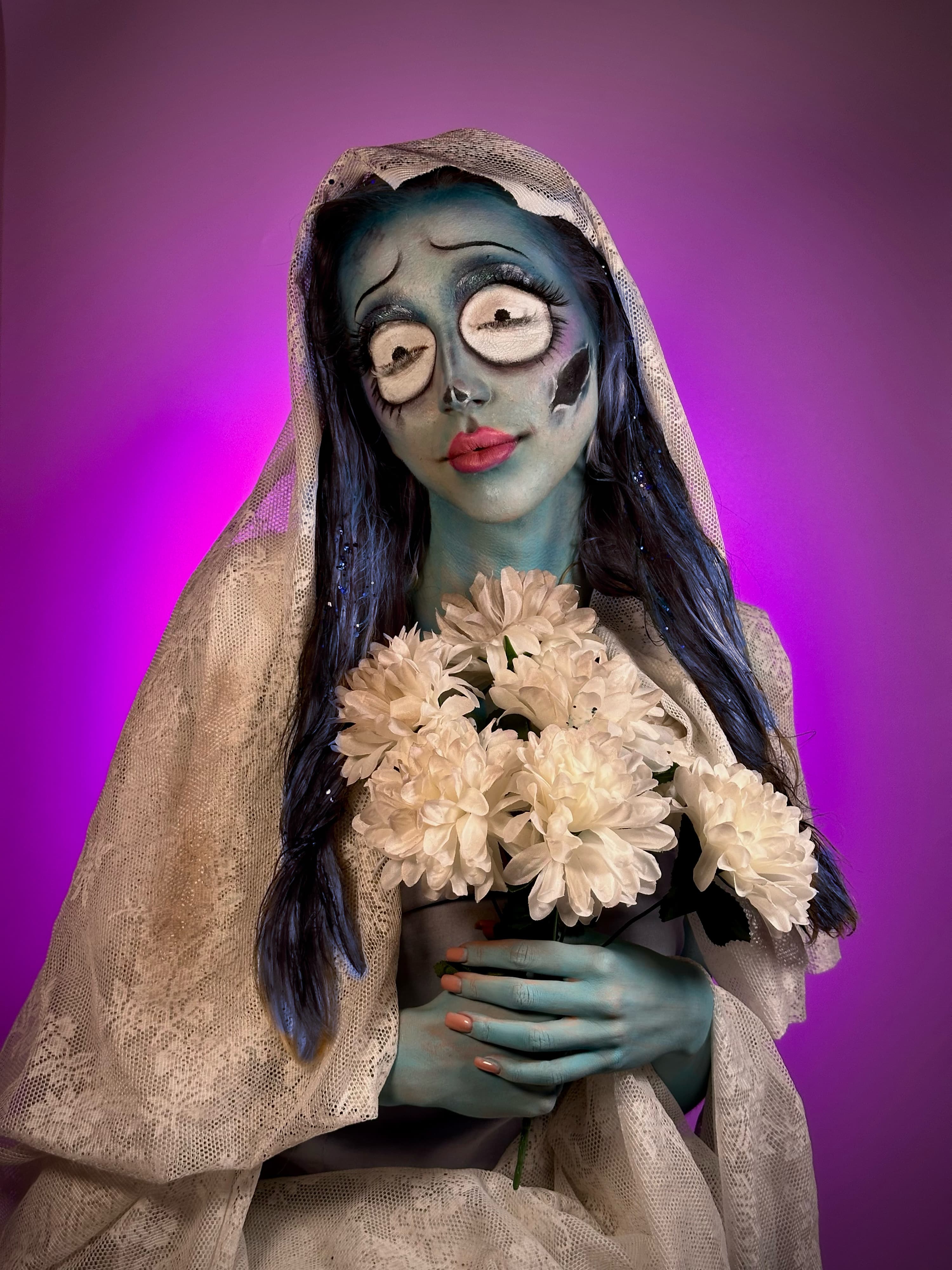 gnijąca panna młoda makijaż halloween