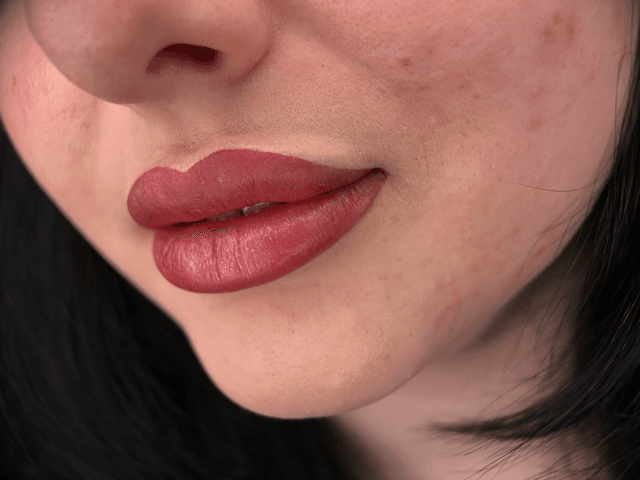 efekt przed i po makijaz permanentny ust