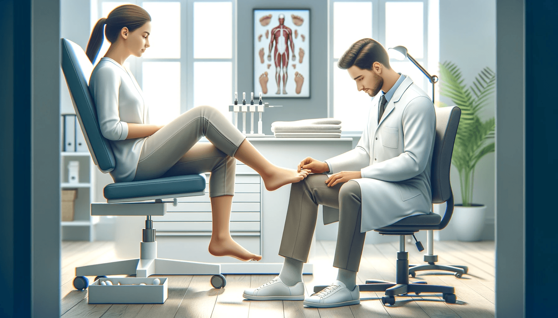 podolog leczy wrastający paznokieć