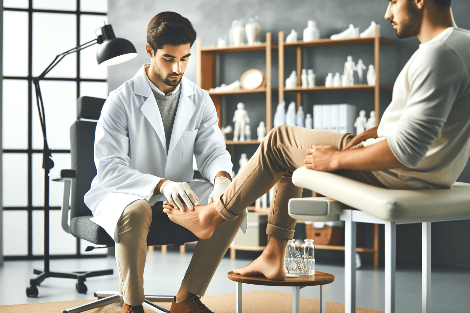 wizyta u podologa na pedicure leczniczy