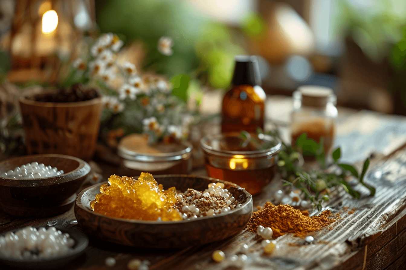 naturalne produkty używane w trakcie manicure japońskiego