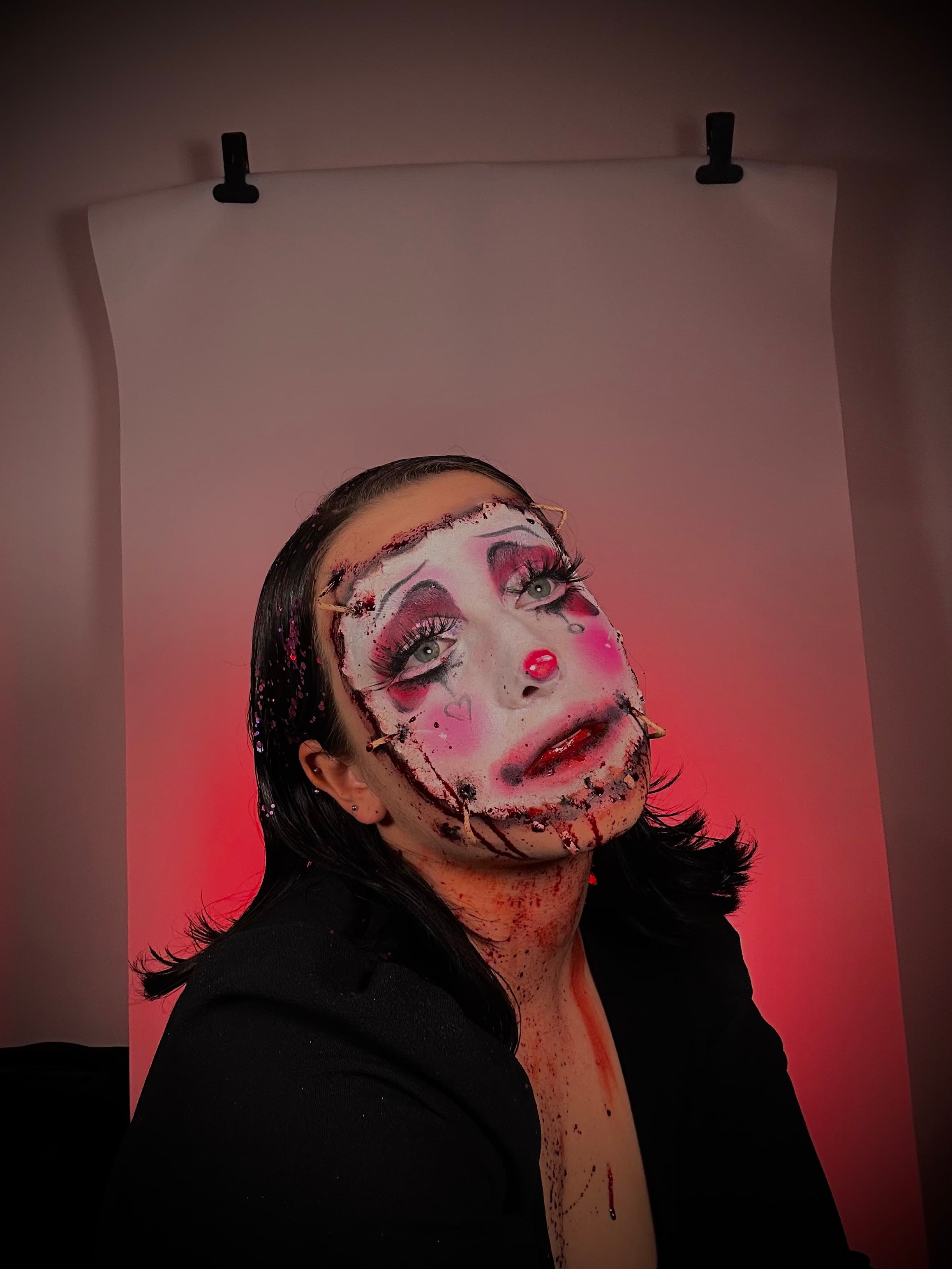 lalka halloween makijaż