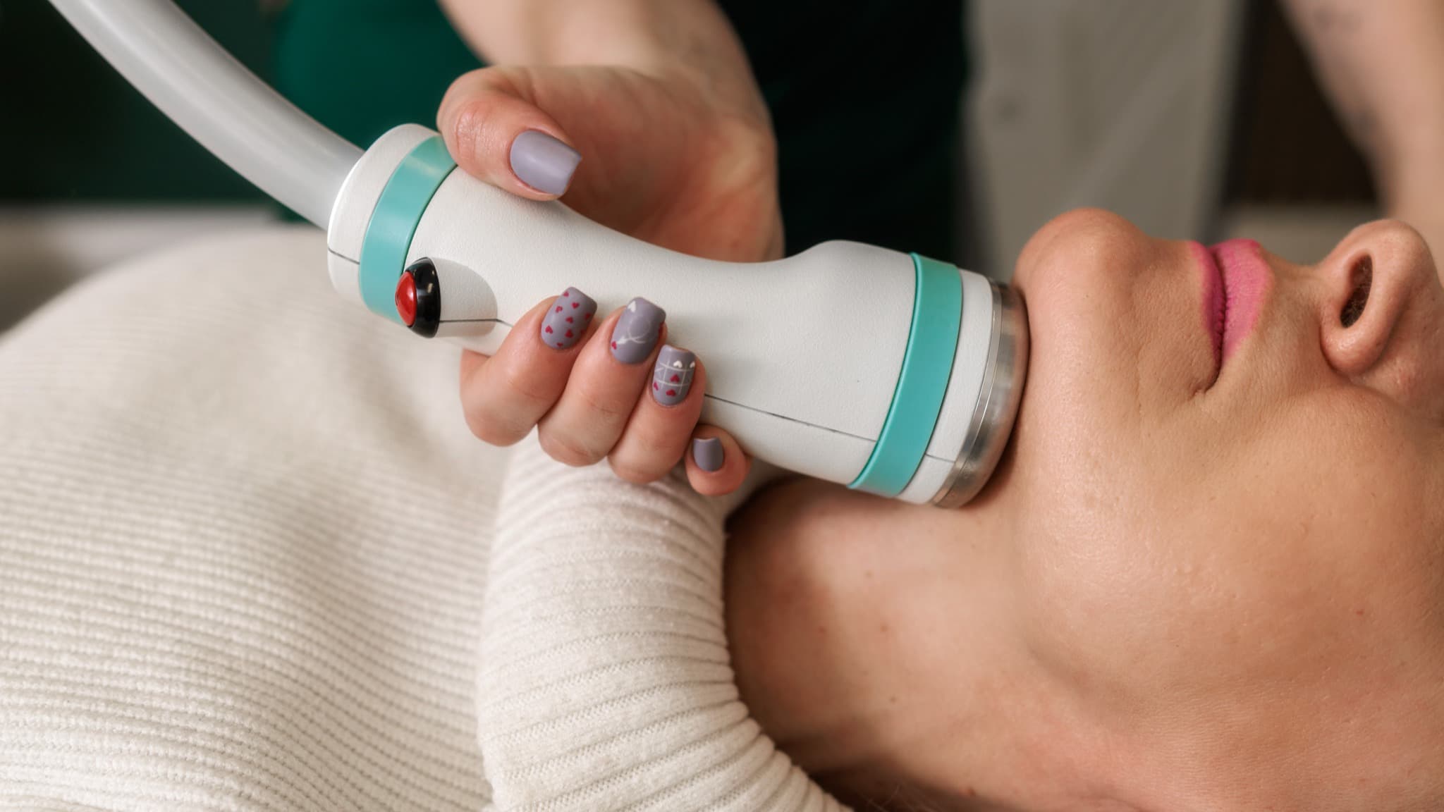 onda na redukcje drugiego podbrodka