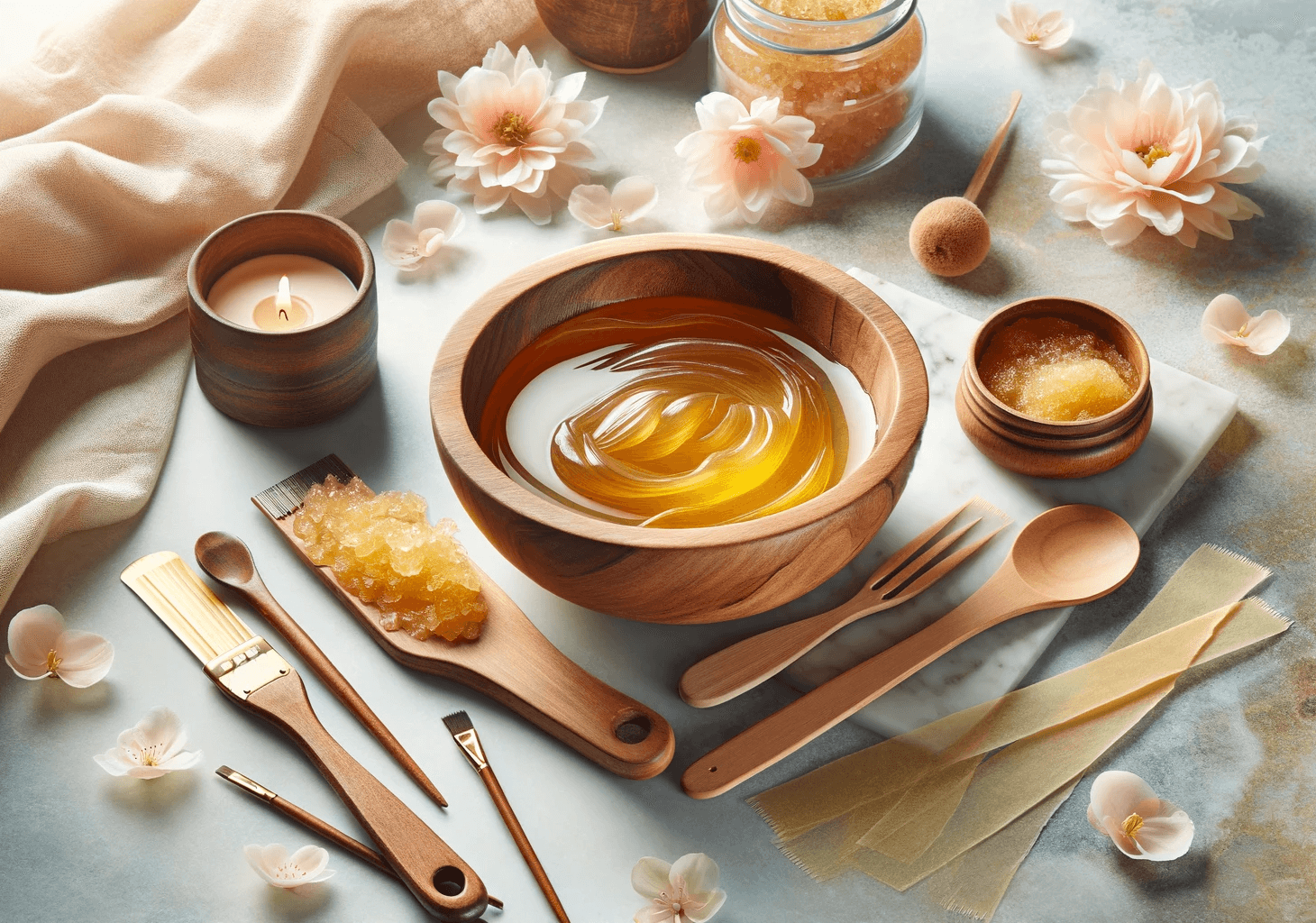 produkty do depilacji pastą cukrową w salonie w Krakowie