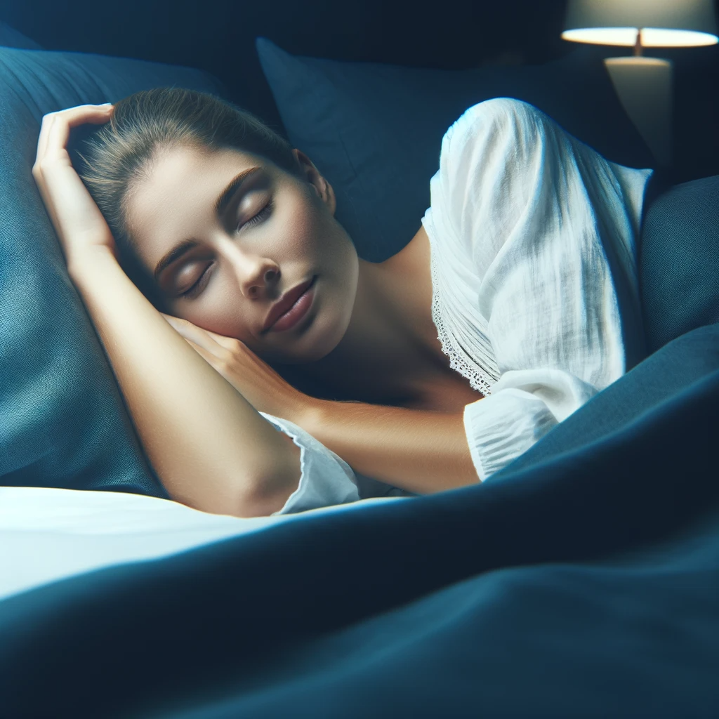 kobieta regeneruje sie w trakcie snu